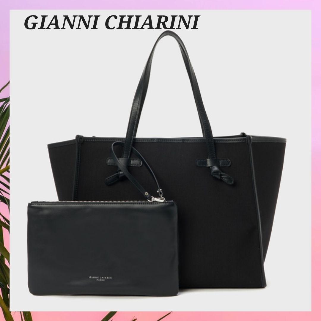 【極美品】ジャンニ キアリーニ マルッチェラ 黒 トートバッグ