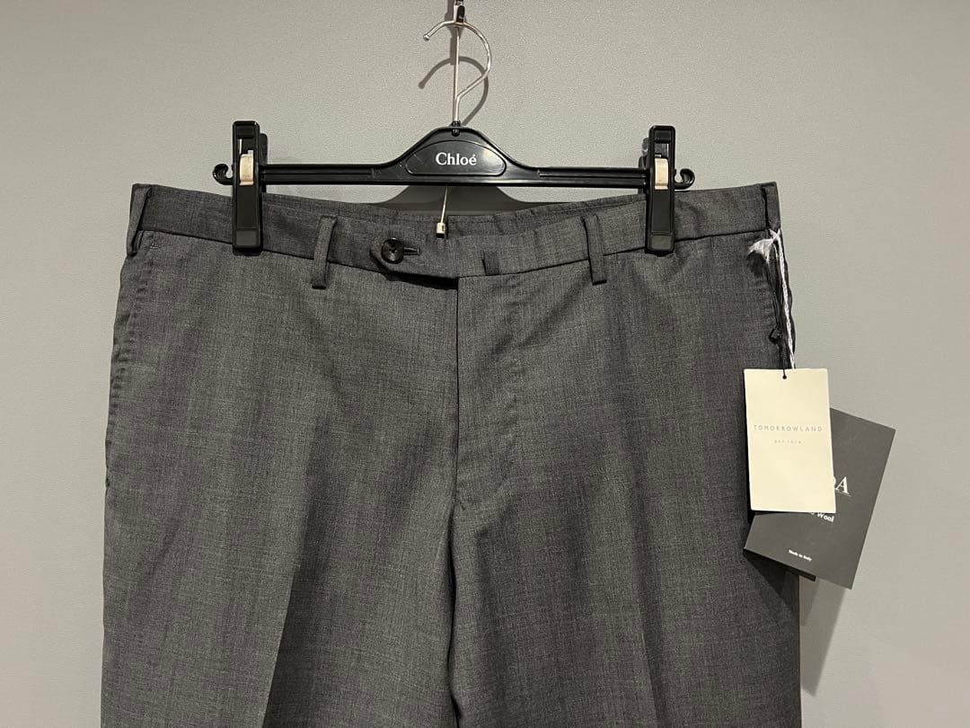 新品未使用 トゥモローランド ウールスラックス　REDA イタリア生地 50