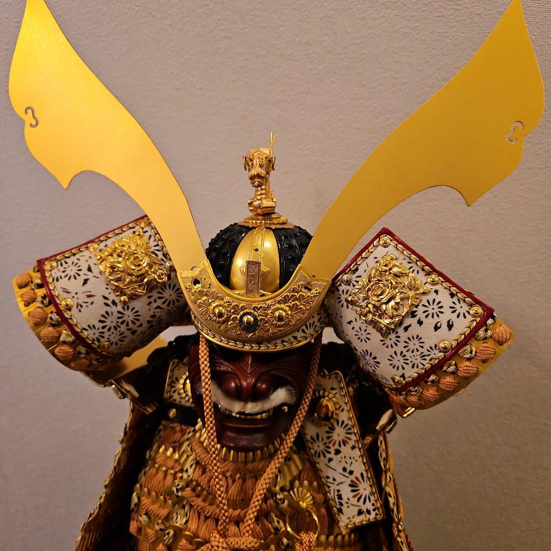 吉徳監製　鎧兜兜　玉鳳作　緋絲織之大鎧