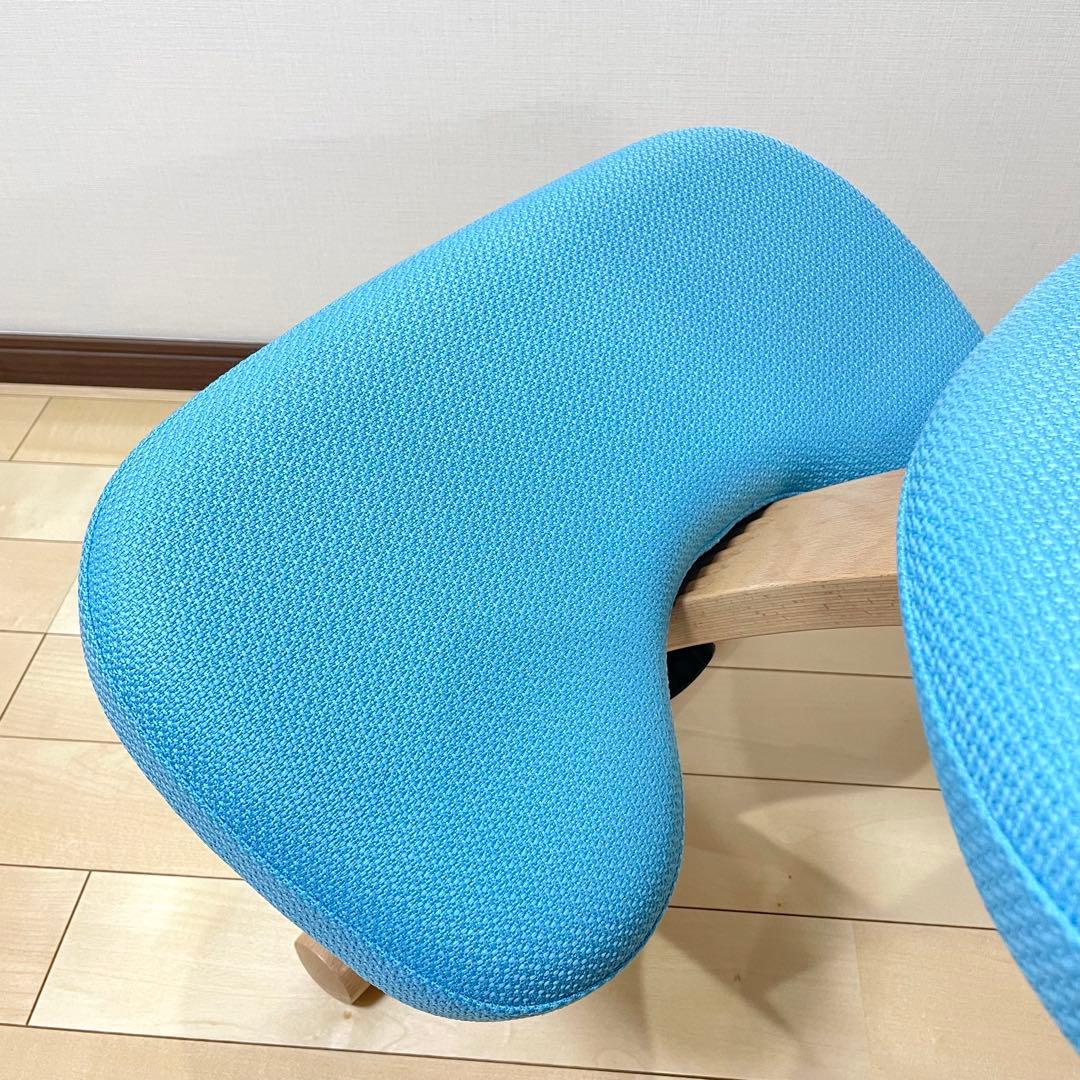 バランスラボ バランスチェア バランスイージー ライトブルー 中古美品