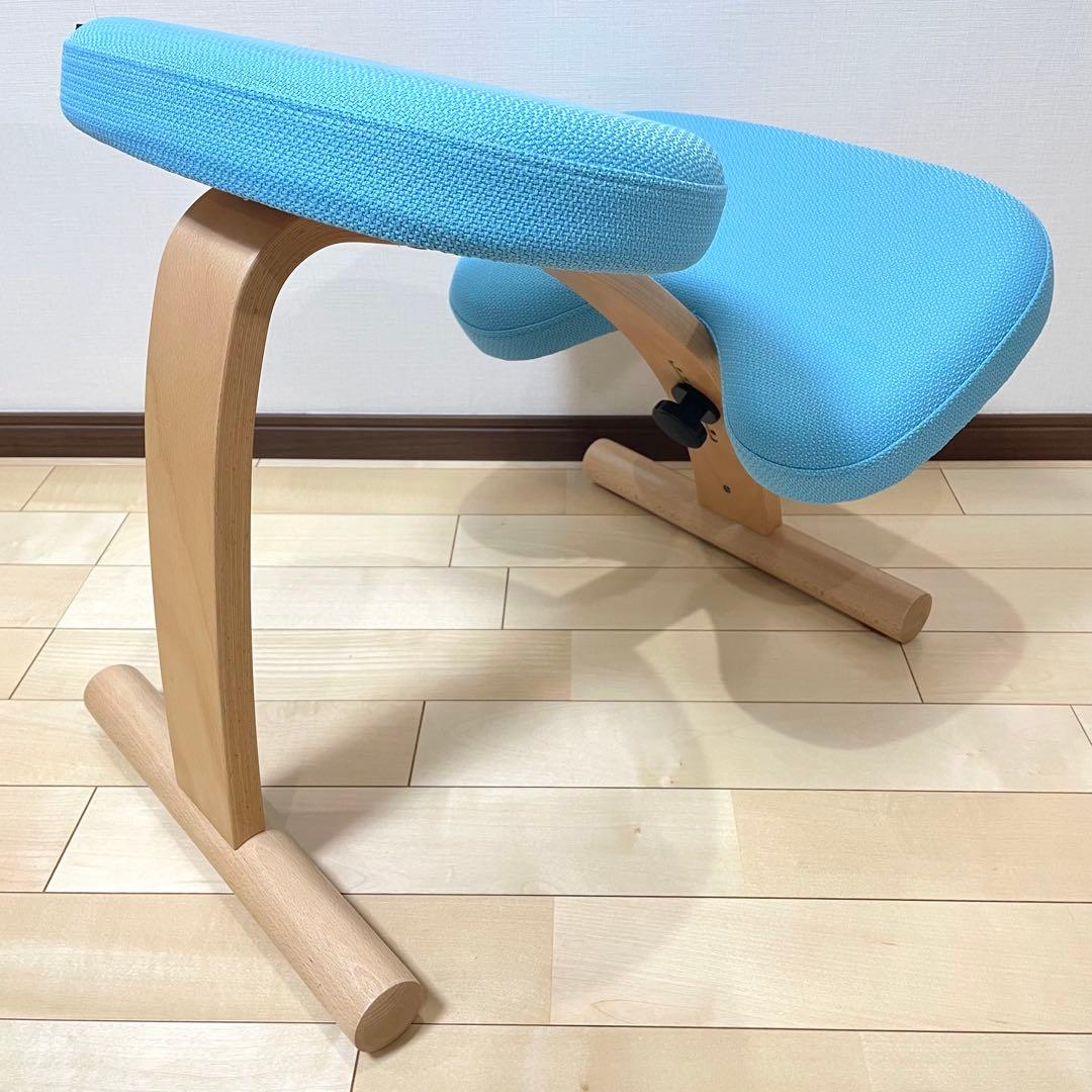 バランスラボ バランスチェア バランスイージー ライトブルー 中古美品