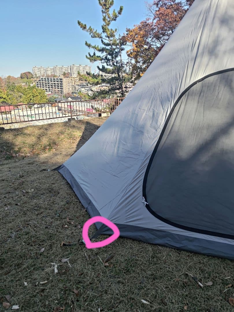 まちゃ【DOD】ヤドカリテント(グレー)