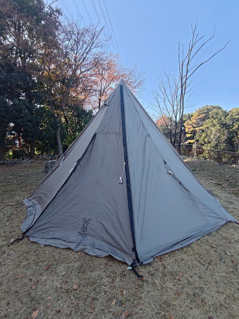 まちゃ【DOD】ヤドカリテント(グレー)