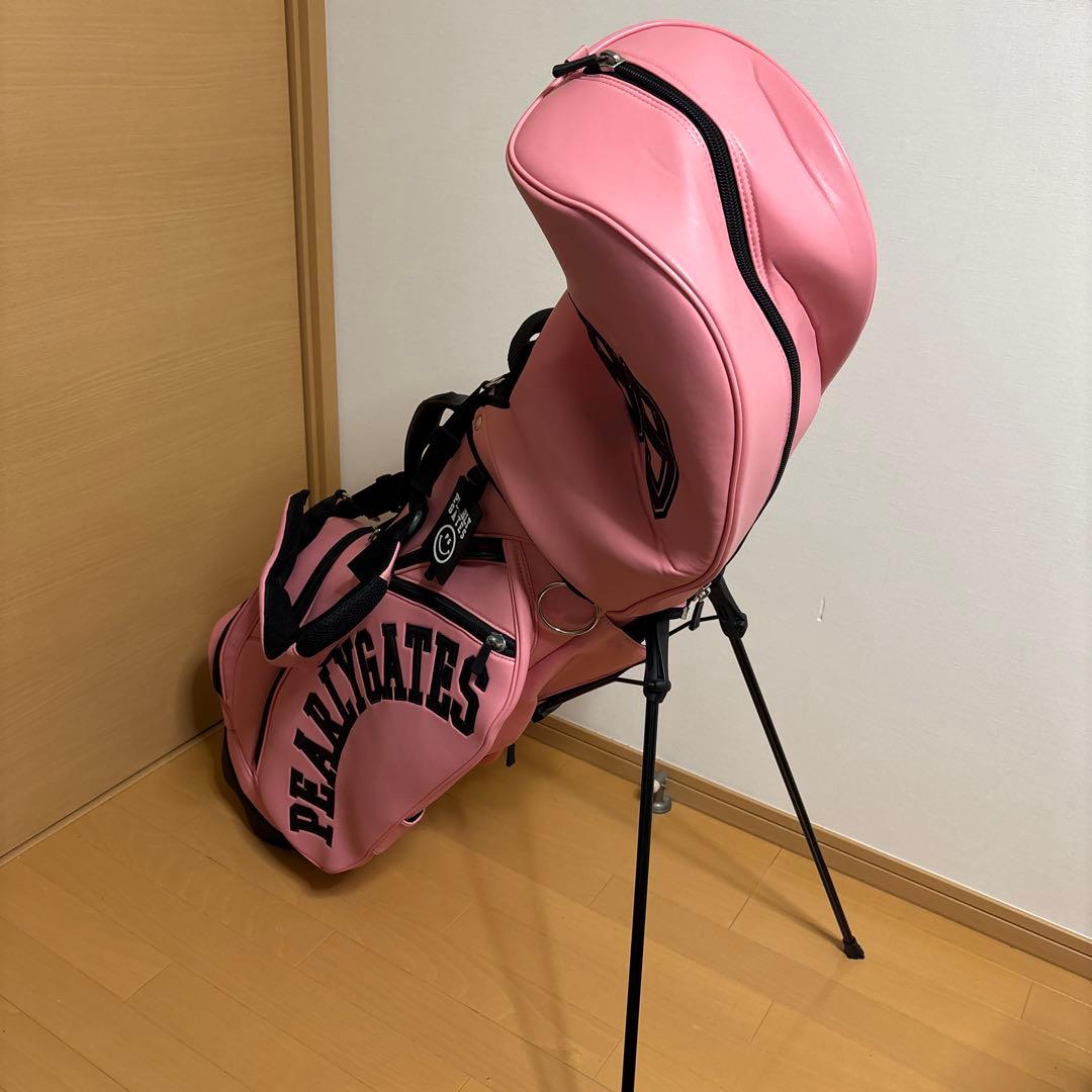 ひろみ　PEARL GATES ゴルフバッグ 89ピンク 未使用品