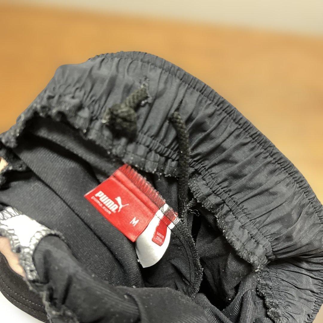 Puma ジャージパンツ 黒/白 サイドストライプ　上下セット