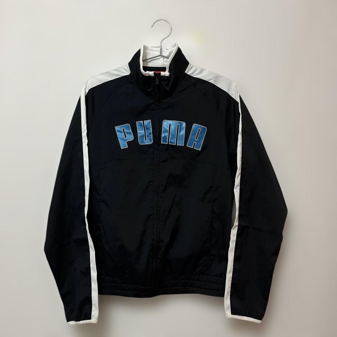 Puma ジャージパンツ 黒/白 サイドストライプ　上下セット