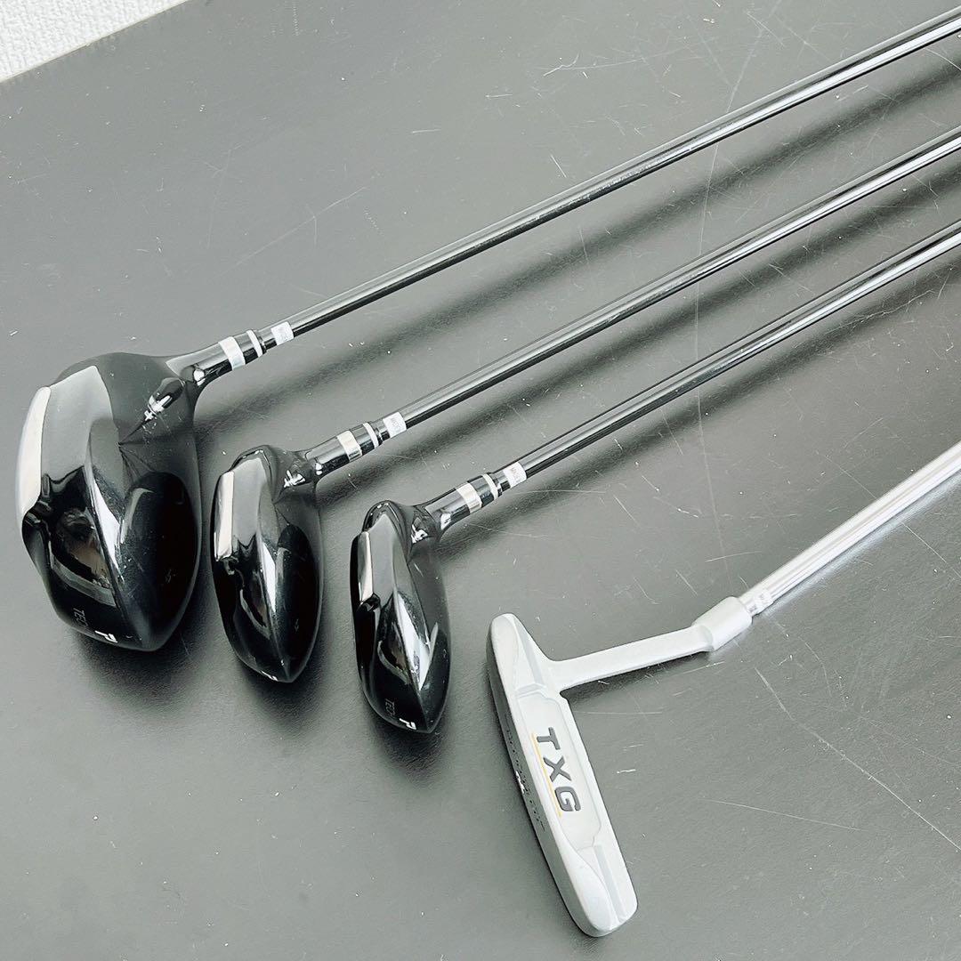 王冠ロゴ Ben Sayers キャディバッグ　ゴルフセット TXG 12本 R