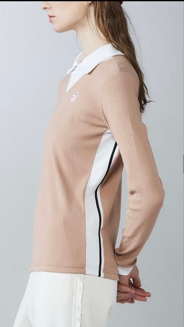 ２５FW【新品未使用 アルチビオ】配色リブサイド切り替えプルオーバー38号