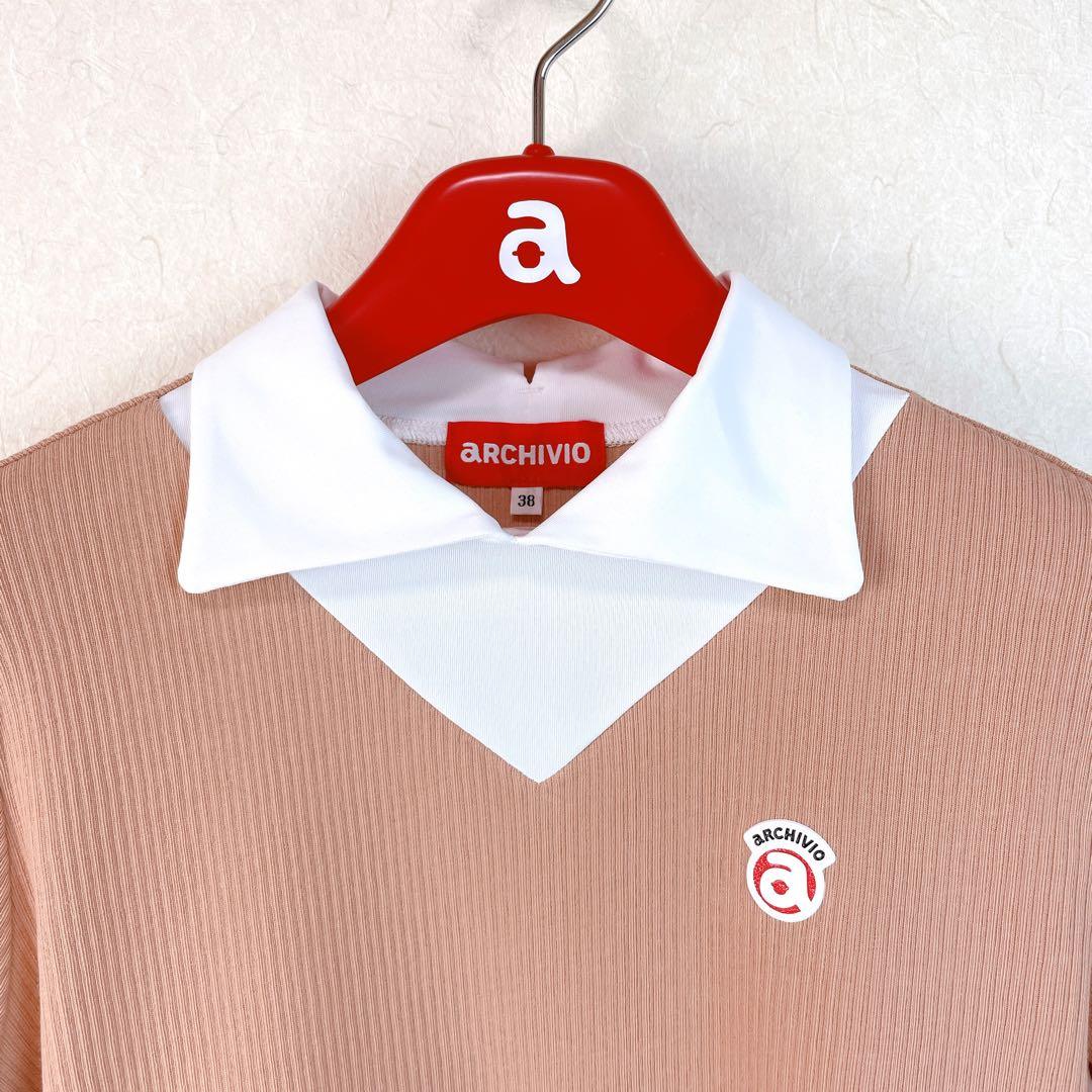 ２５FW【新品未使用 アルチビオ】配色リブサイド切り替えプルオーバー38号