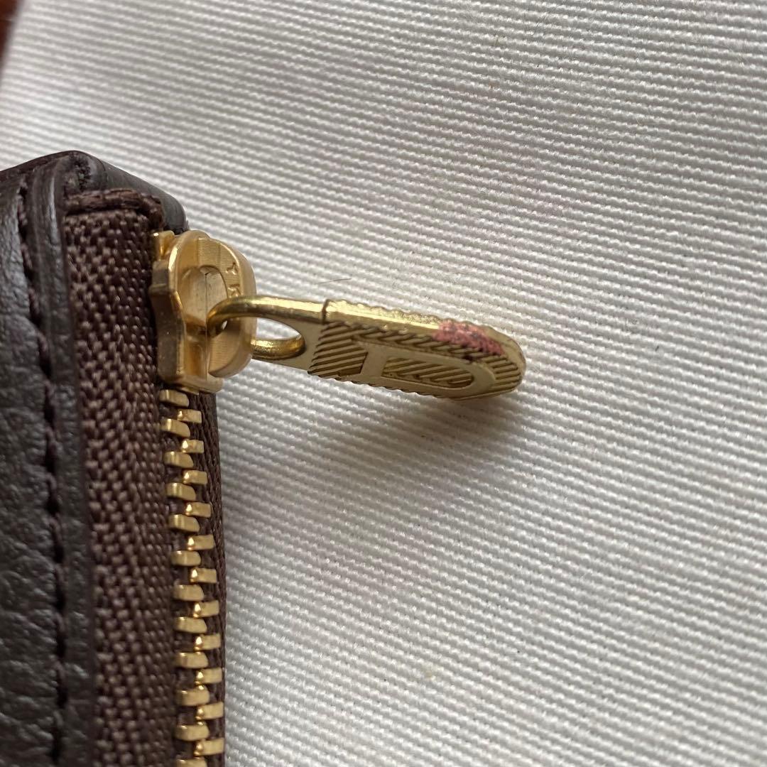 【未使用保管品】DELVAUX デルヴォー ケース ポーチ ダークブラウン