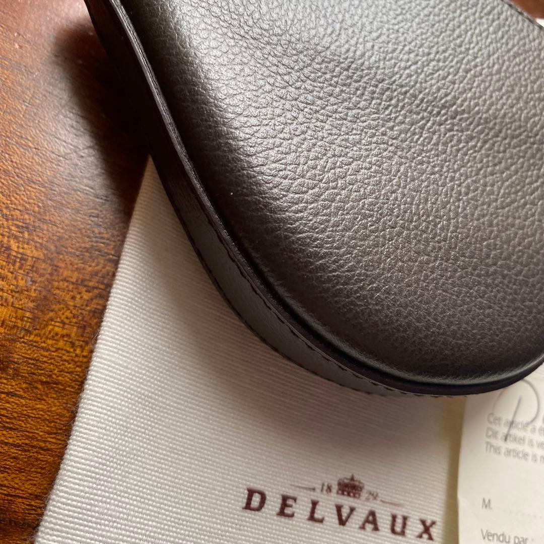 【未使用保管品】DELVAUX デルヴォー ケース ポーチ ダークブラウン