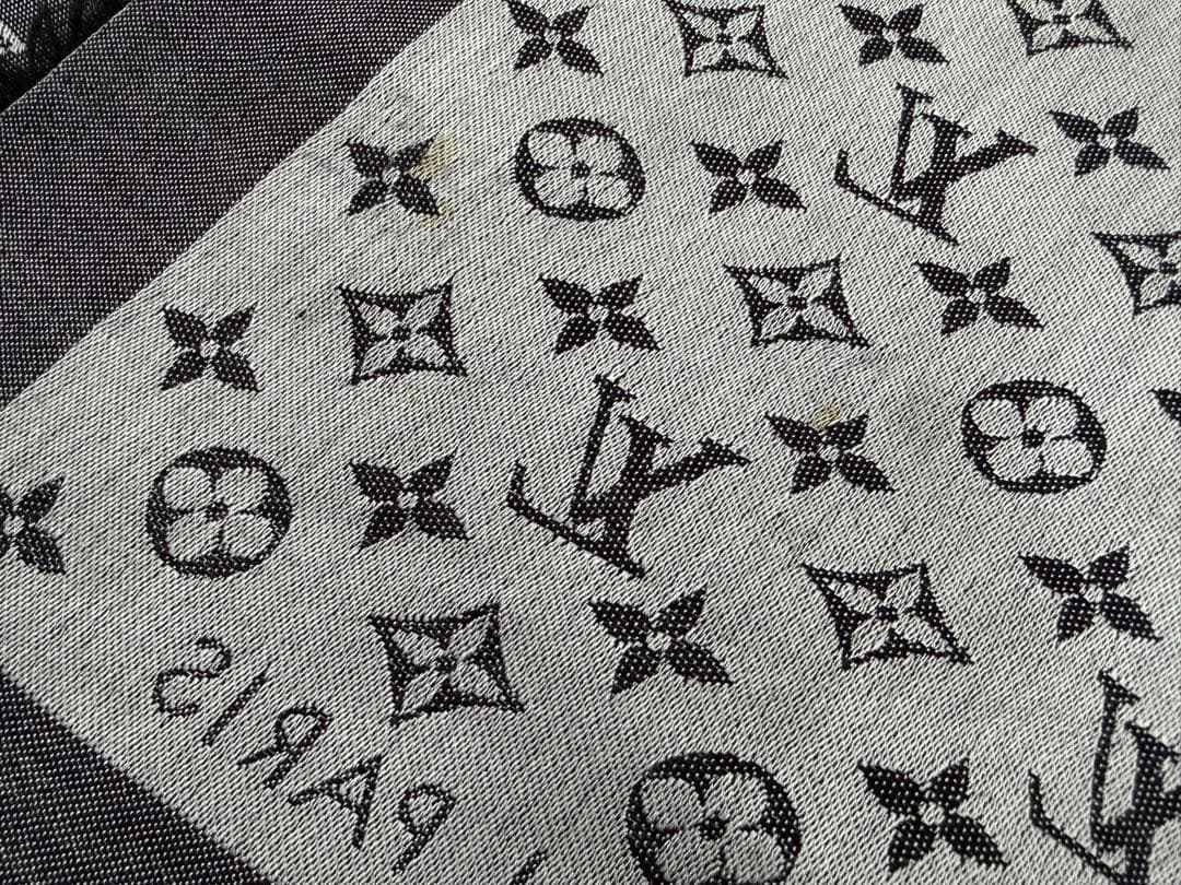 ルイヴィトン モノグラムデニム 大判 ショール M71378