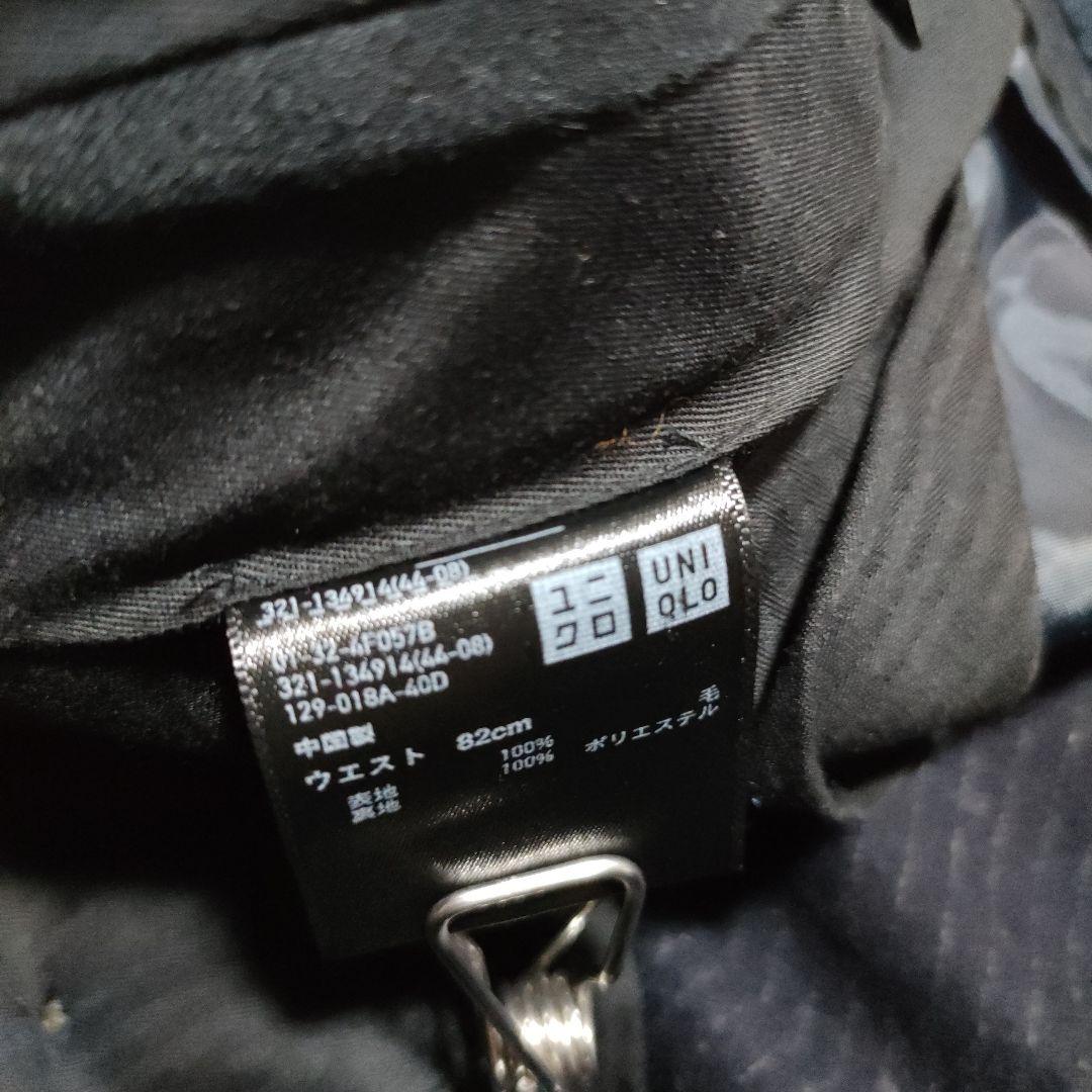 UNIQLO +J ネイビーストライプ　ウール　セットアップスーツ　Мサイズ