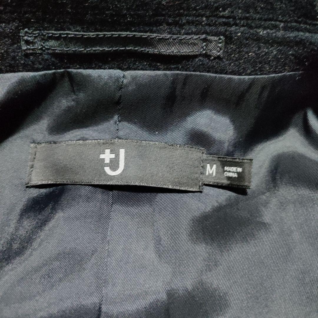 UNIQLO +J ネイビーストライプ　ウール　セットアップスーツ　Мサイズ