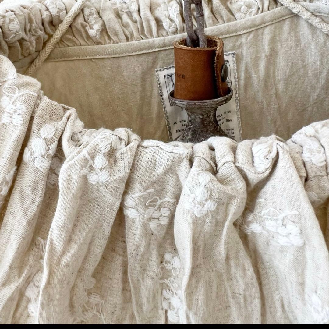 MARCHE' DE SOEUR大きなラッフル襟のチュニック