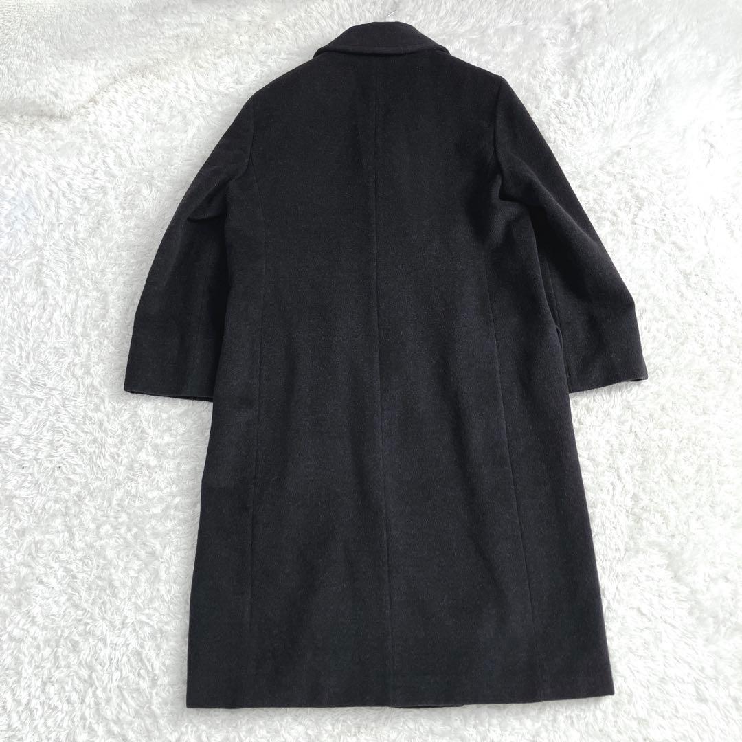 銀タグ✨42サイズ マックスマーラ ウールコート ゆったり ダブル ロング 茶