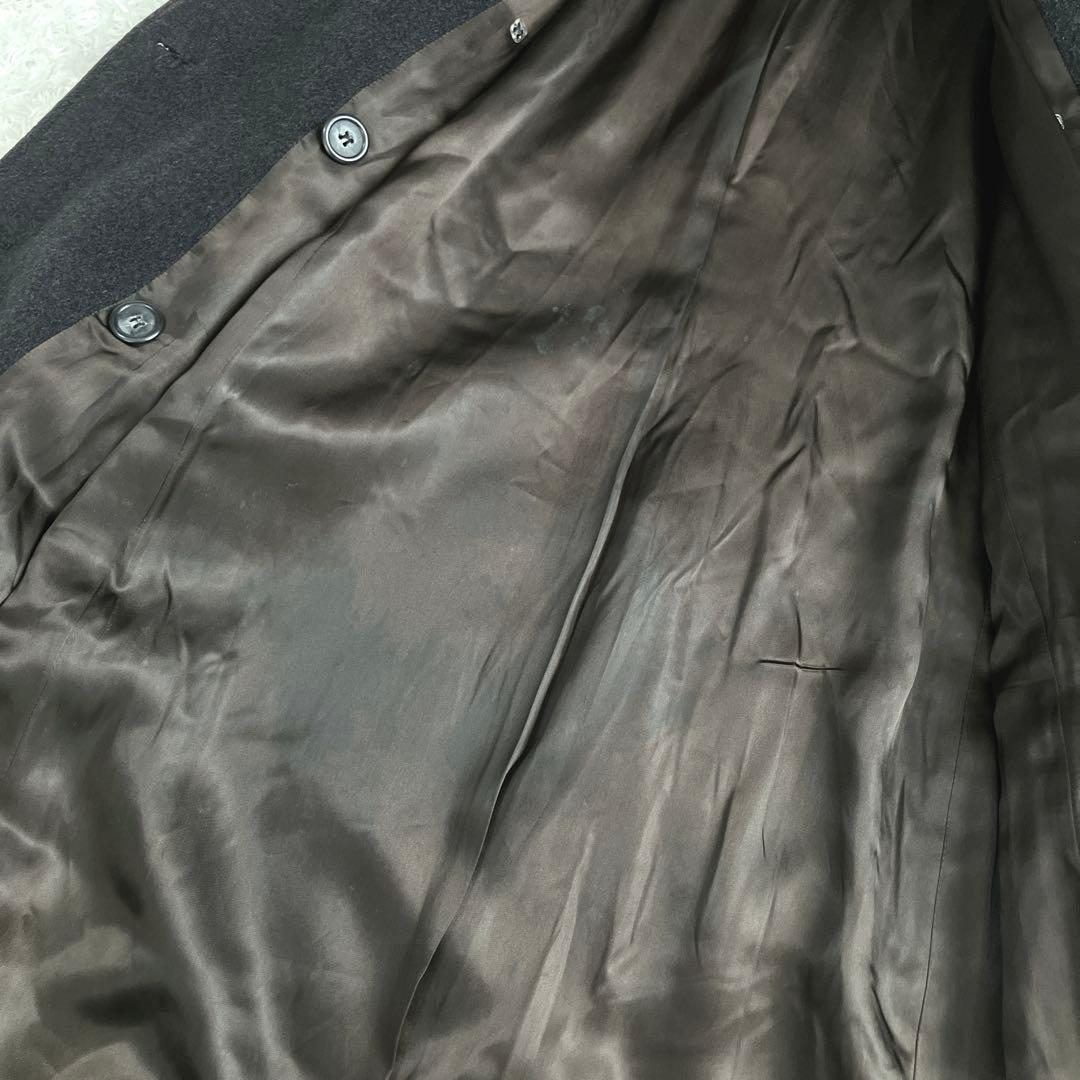 銀タグ✨42サイズ マックスマーラ ウールコート ゆったり ダブル ロング 茶