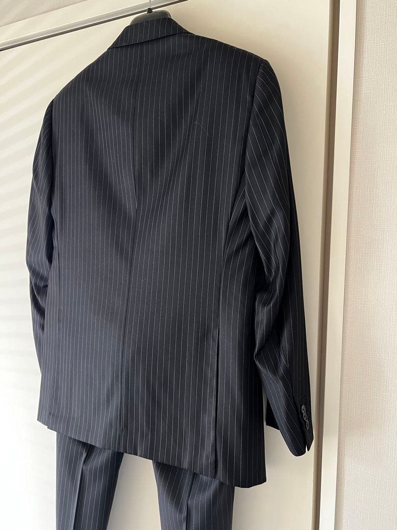 ★美品★ソブリン/アローズ/スーツ/48/ネイビー/ビジネス/メンズ/秋冬