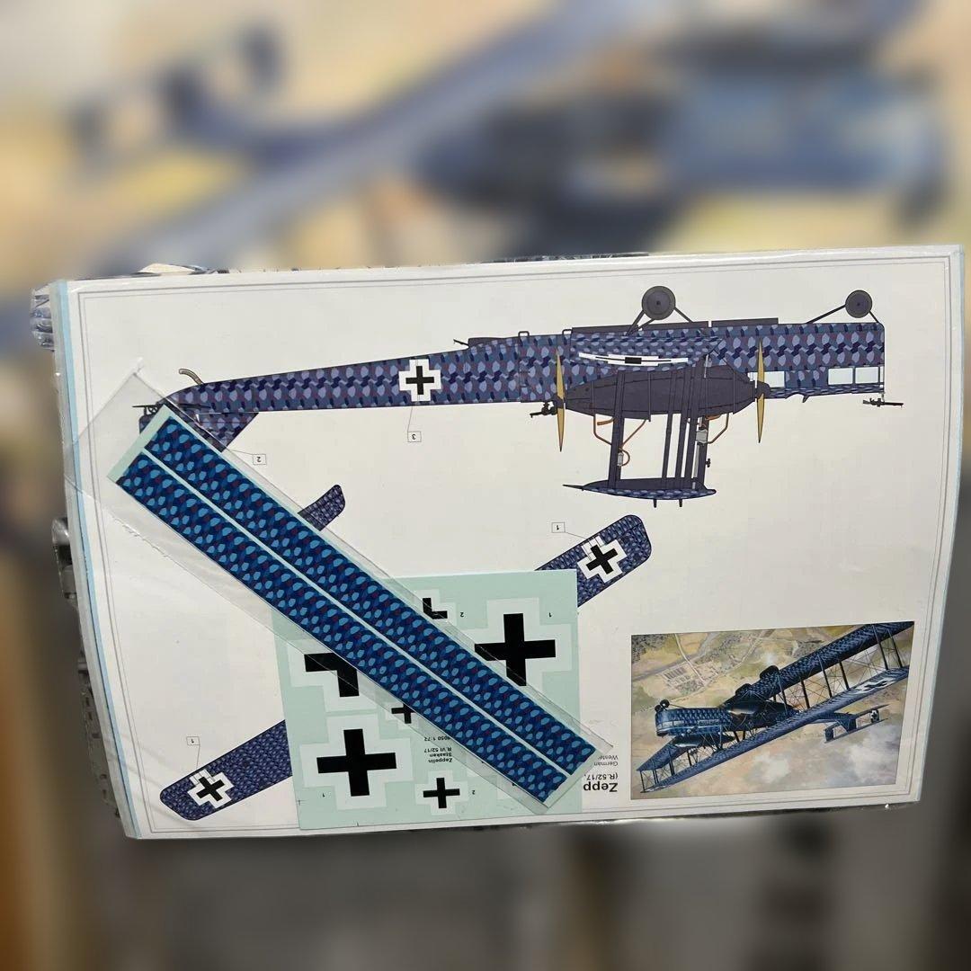 未組立プラモデルRODEN製 ツェッペリンStaaken R.VI 1/72