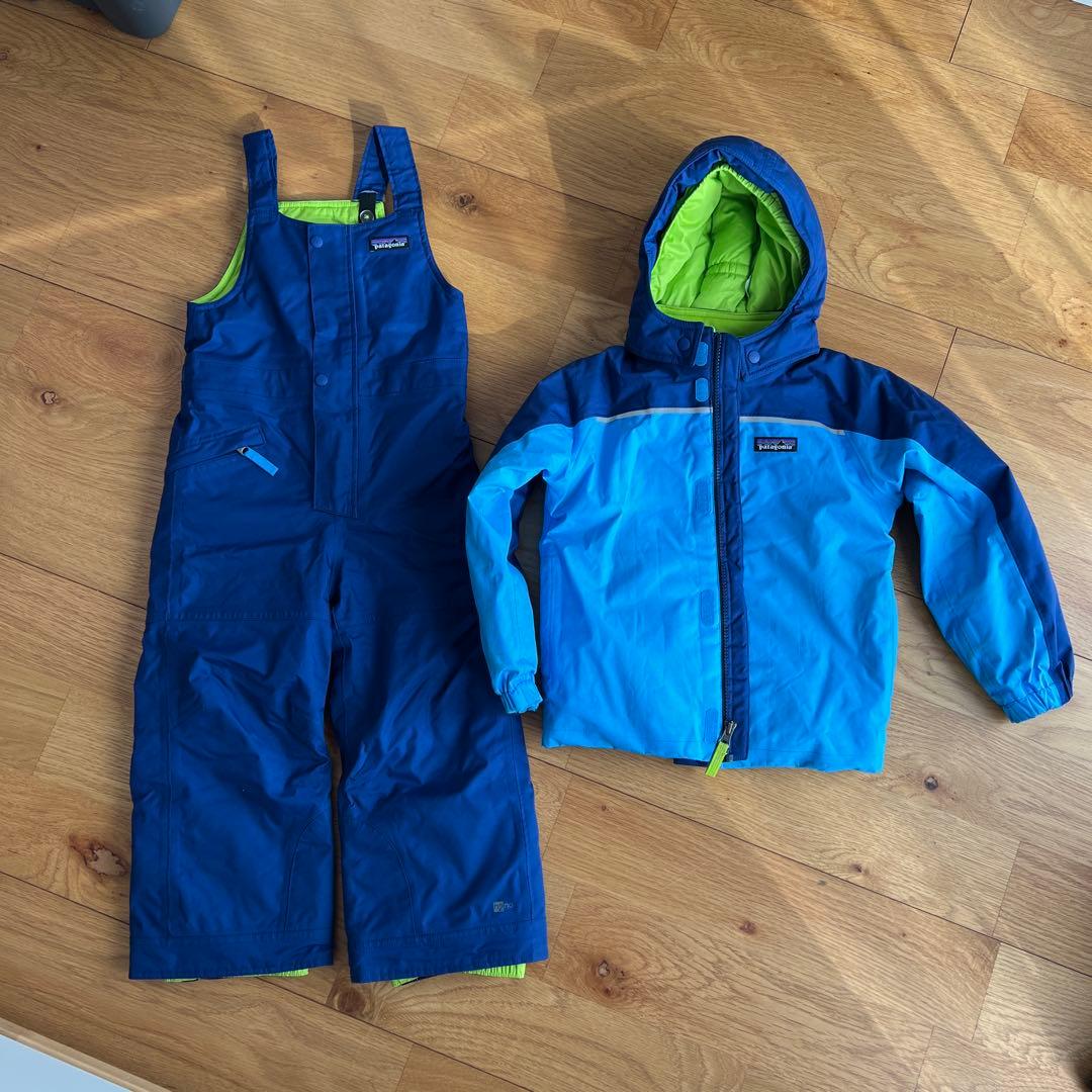 patagonia 子ども用スキー・スノボーウェア 上下セット 4T
