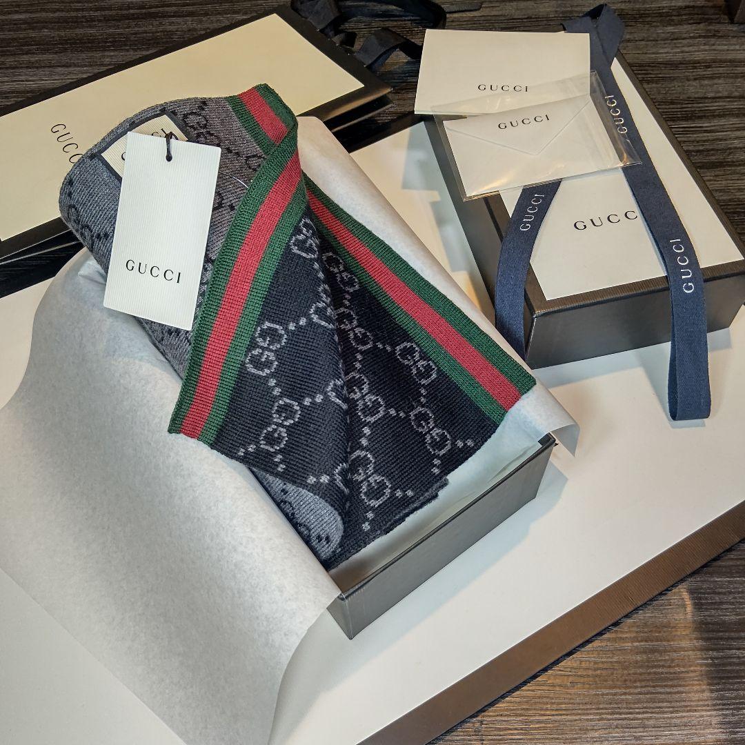 専用❤新品箱袋付き❤ GUCCI マフラー ストール ショール スカーフ❤