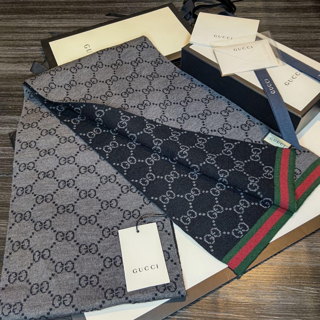 専用❤新品箱袋付き❤ GUCCI マフラー ストール ショール スカーフ❤