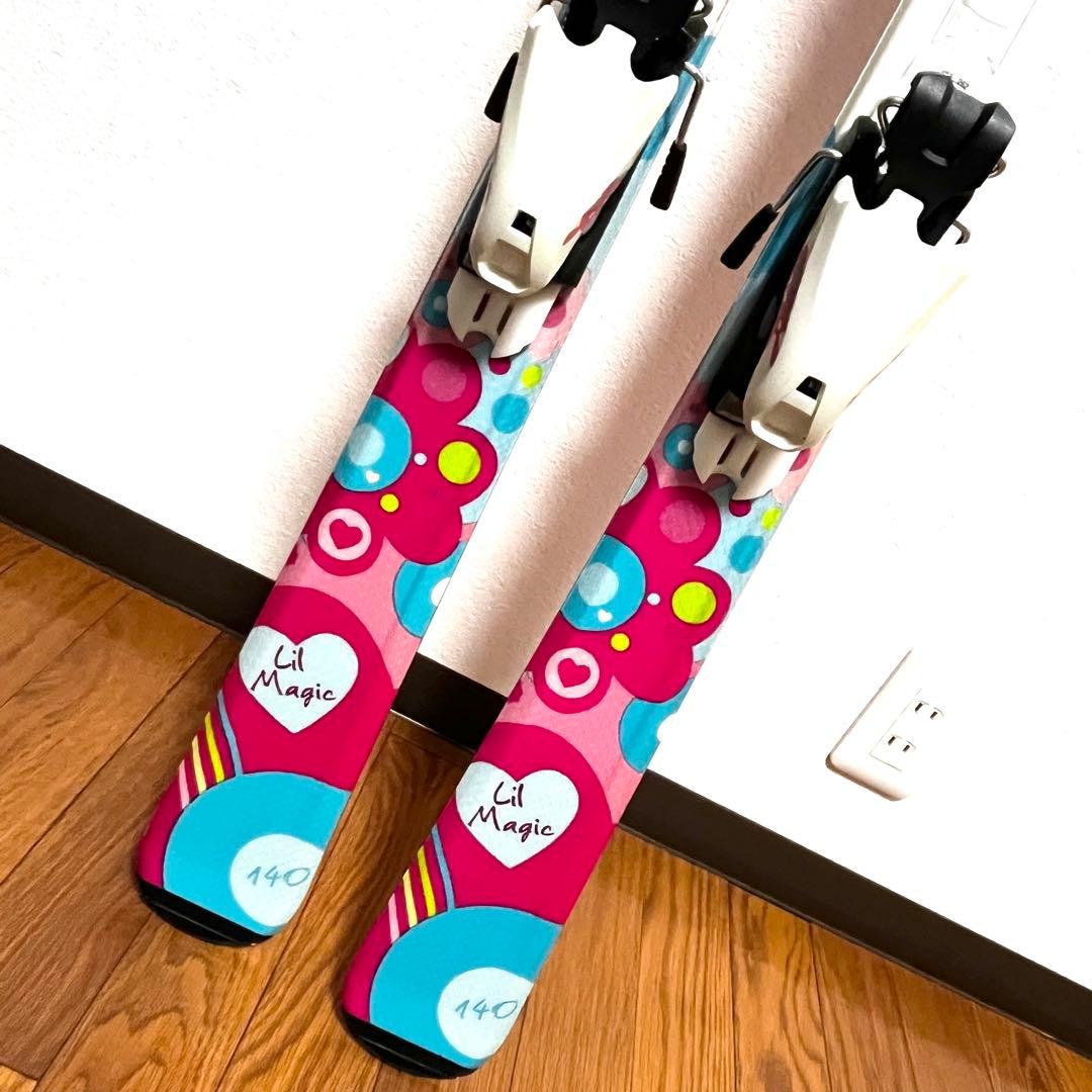 スキー　セット　板　ブーツ　Elan　lil magic 140cm