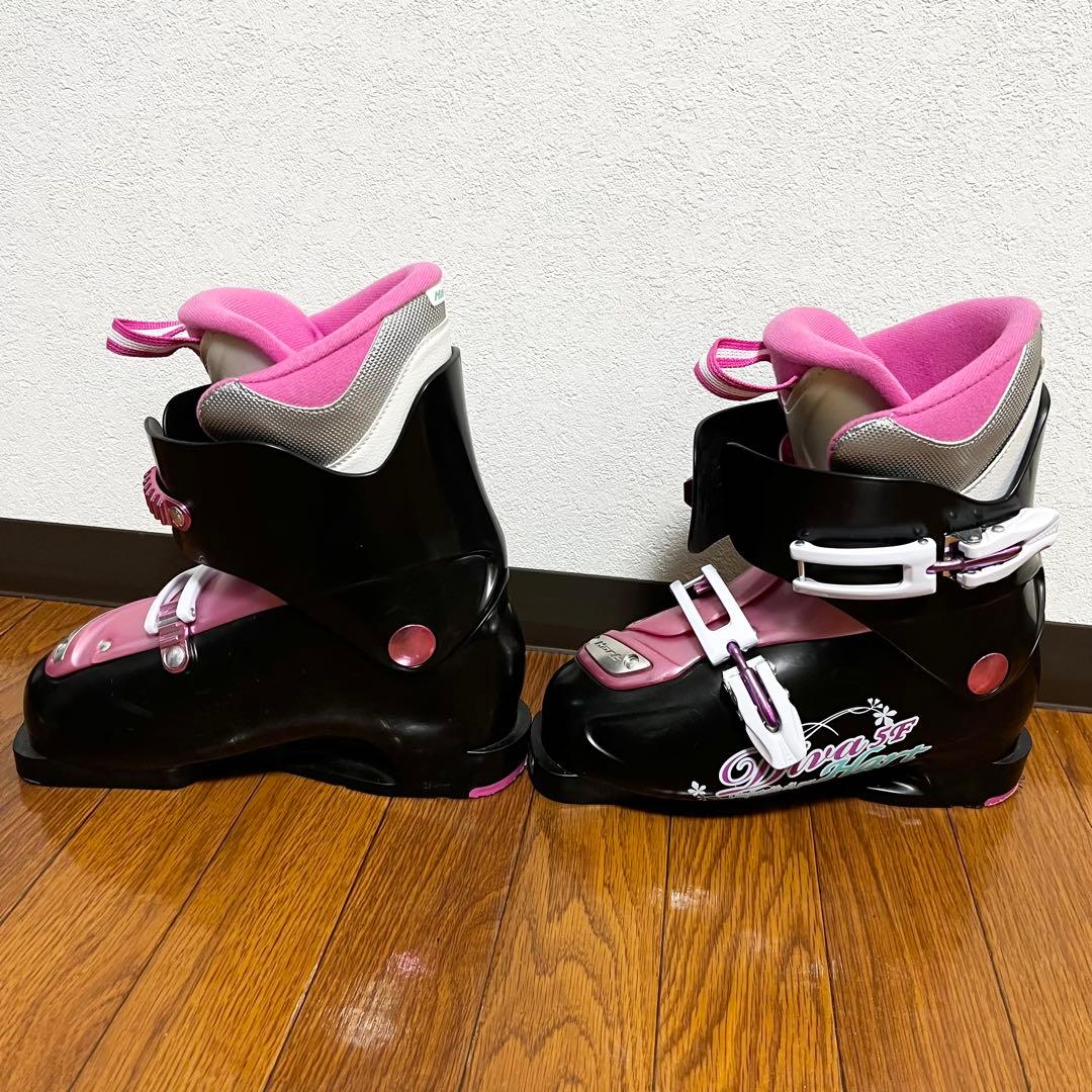 スキー　セット　板　ブーツ　Elan　lil magic 140cm