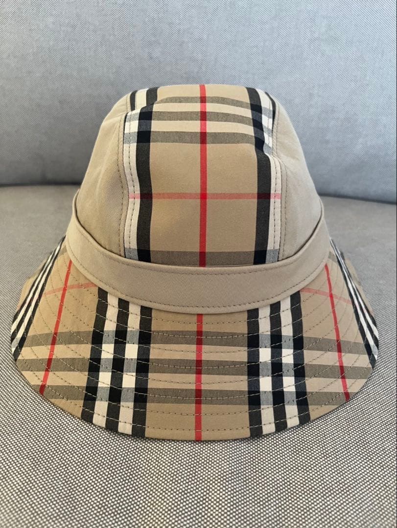 ZARABurberry バーバリー　ベージュ チェック柄 バケットハット