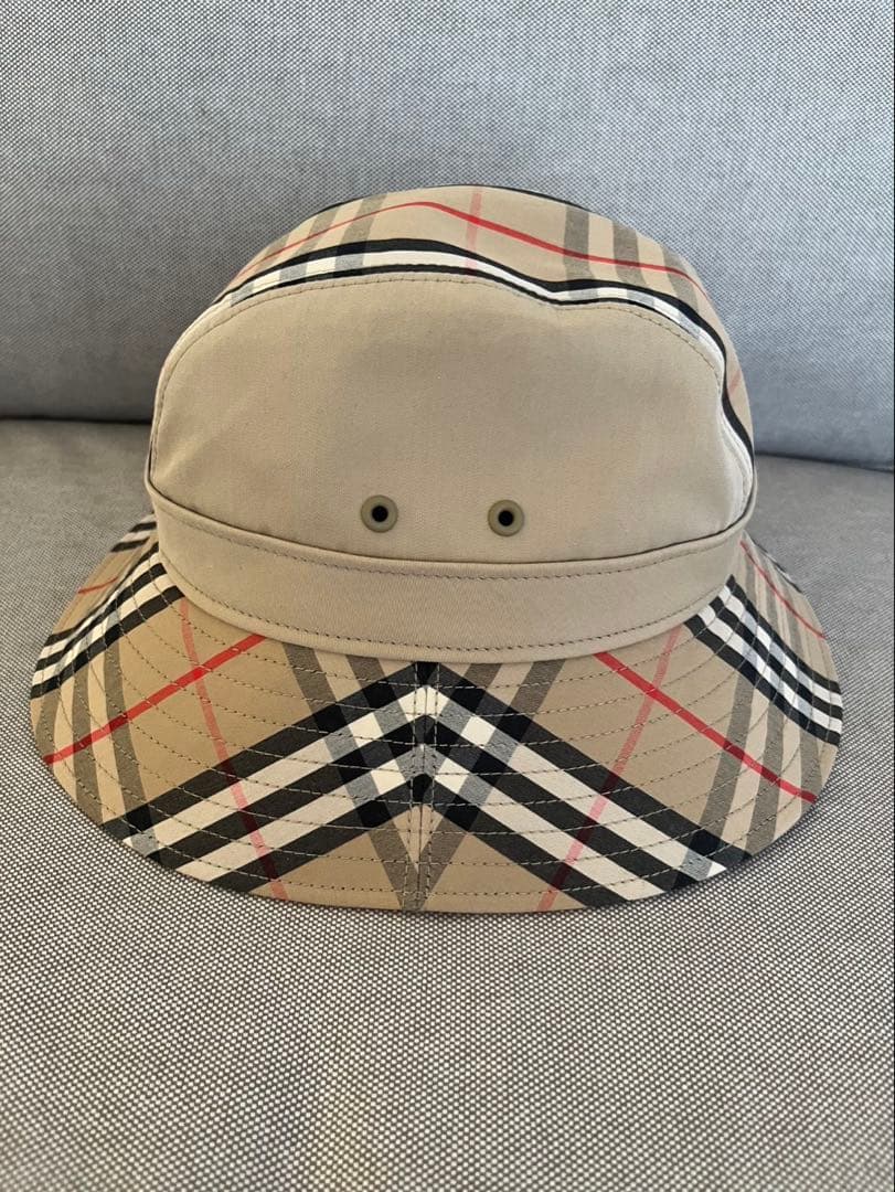 ZARABurberry バーバリー　ベージュ チェック柄 バケットハット