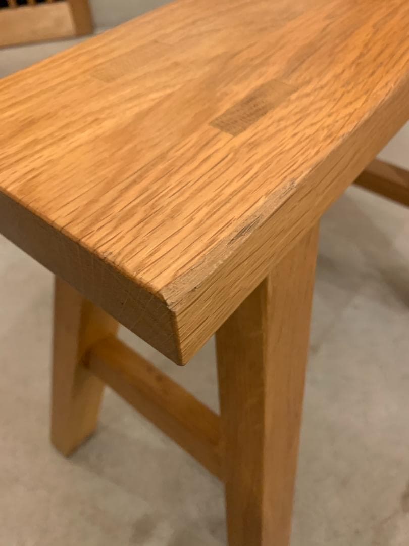 ⑥　無印良品　ベンチ小　廃盤品