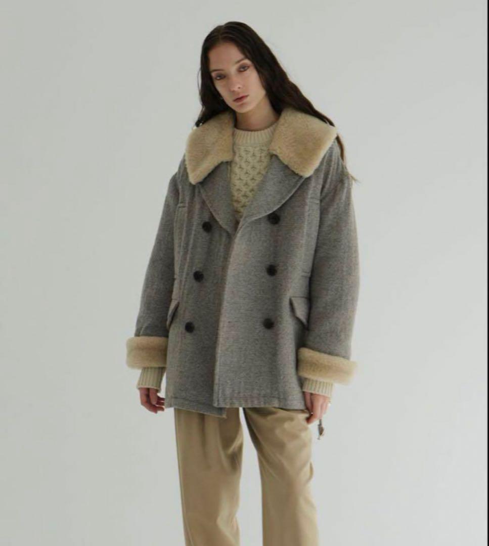 クラネ BOA COLLAR MILITARY COAT