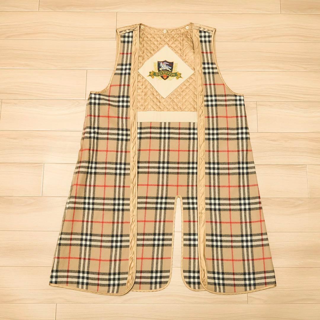 美品 ビンテージ BURBERRY ステンカラーコート 襟チェック バーバリー