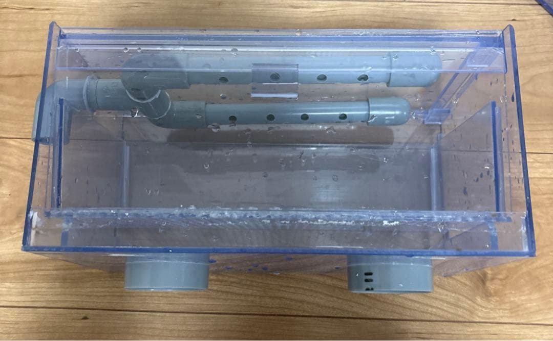 60センチ水槽用 上部フィルター ウールボックス引出し式 縁がけ仕様