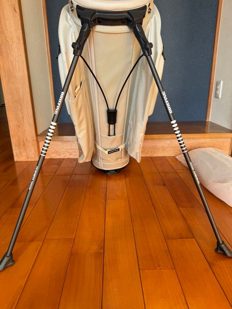 【最高級ライン】BRIEFING CR-10ブリーフィングキャディバッグシルバー