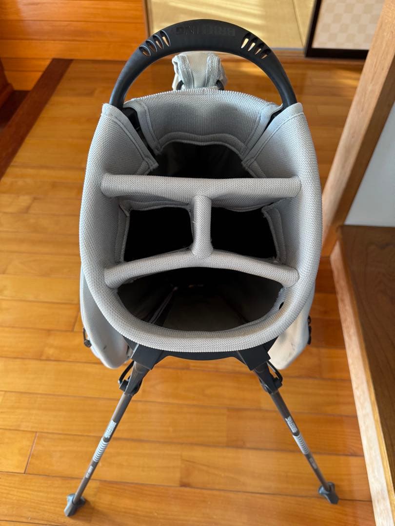 【最高級ライン】BRIEFING CR-10ブリーフィングキャディバッグシルバー