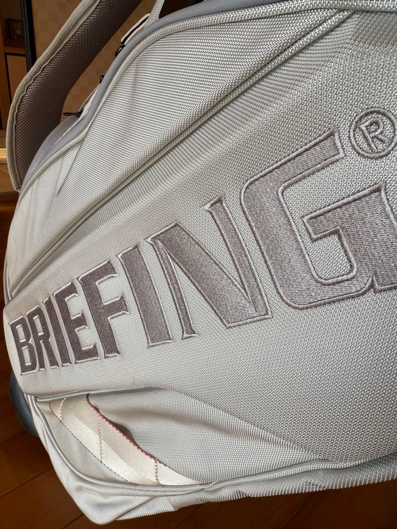 【最高級ライン】BRIEFING CR-10ブリーフィングキャディバッグシルバー