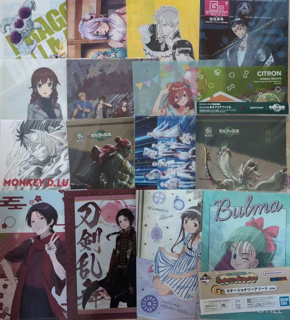 アニメ　漫画　キャラクター　A4 クリアファイル　大量　まとめ売り　360点