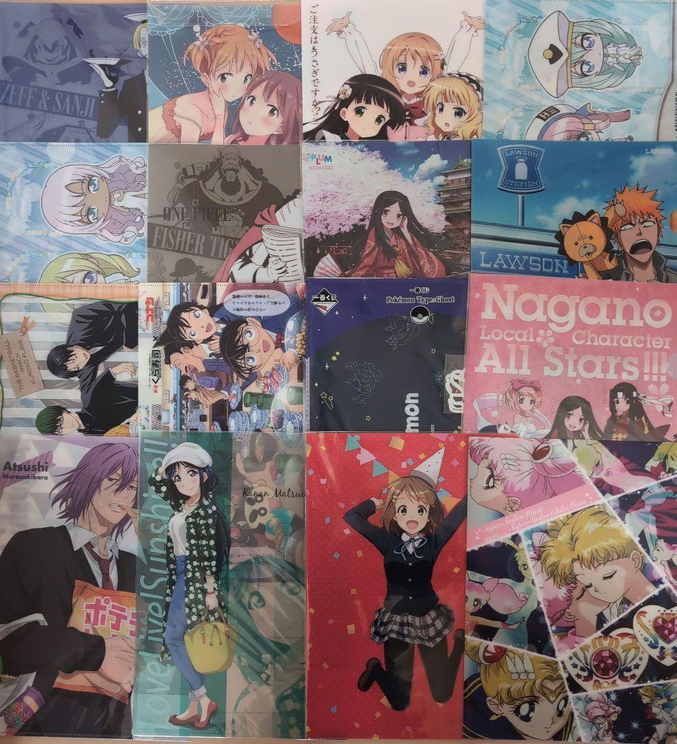 アニメ　漫画　キャラクター　A4 クリアファイル　大量　まとめ売り　360点