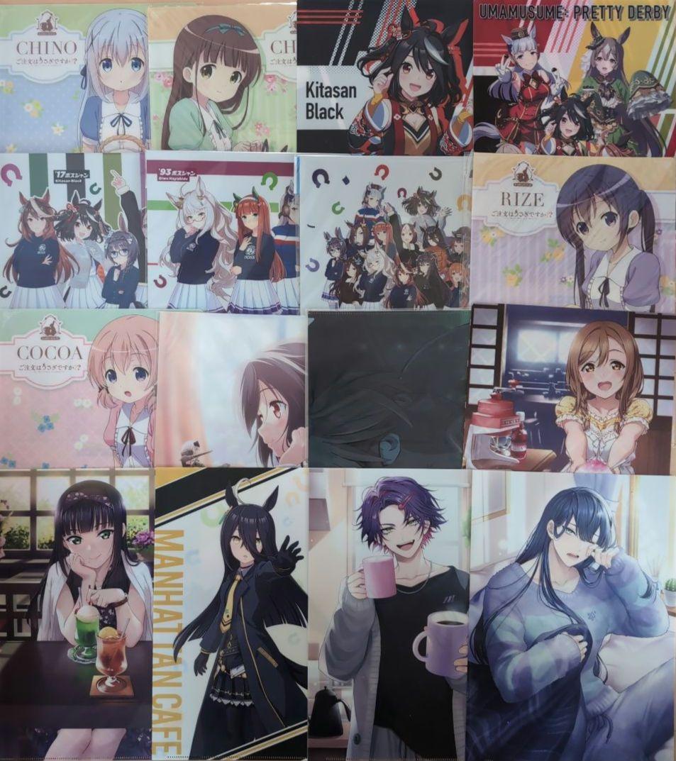 アニメ　漫画　キャラクター　A4 クリアファイル　大量　まとめ売り　360点