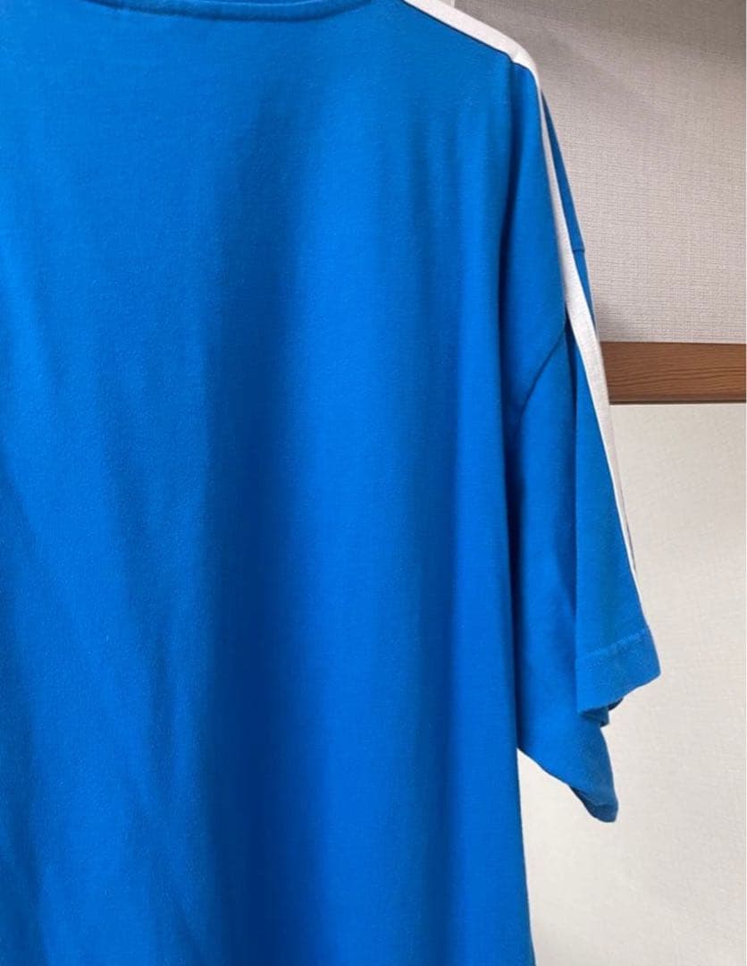 【美品】バレンシアガ BALENCIAGA adidas ブルーTシャツ