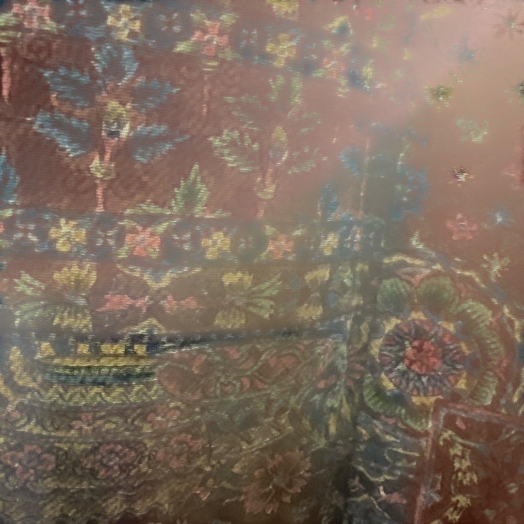 着物正絹更紗新品未使用品糸付きシミなし163