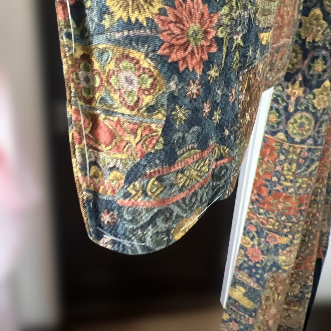 着物正絹更紗新品未使用品糸付きシミなし163