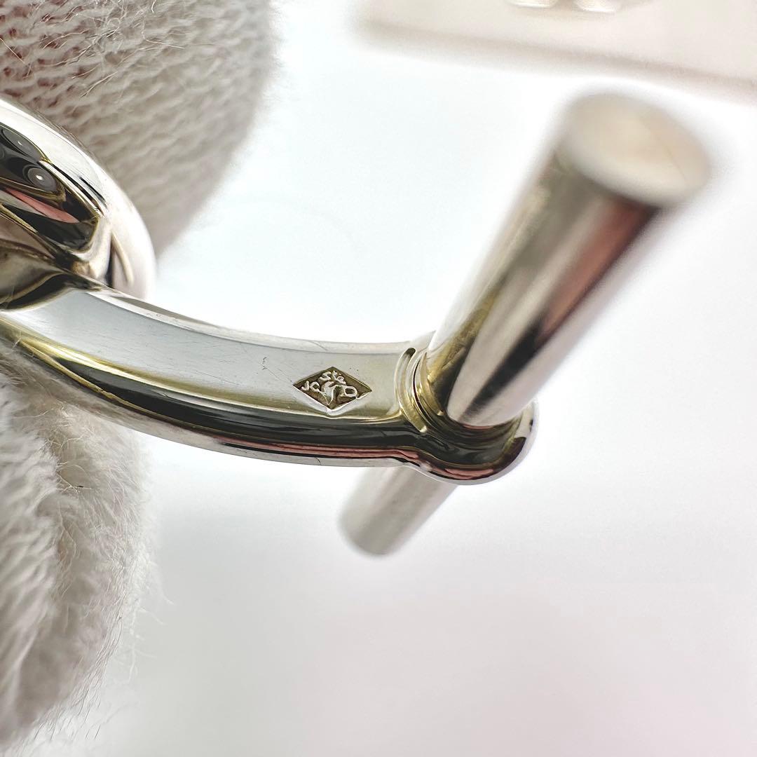 HERMES ミニ　シェーヌダンクル　シルバー　カフス　Ag925