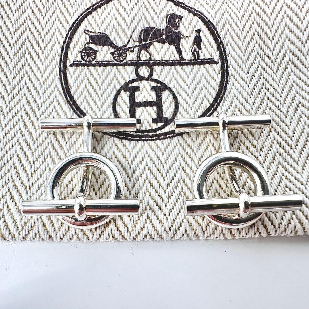 HERMES ミニ　シェーヌダンクル　シルバー　カフス　Ag925
