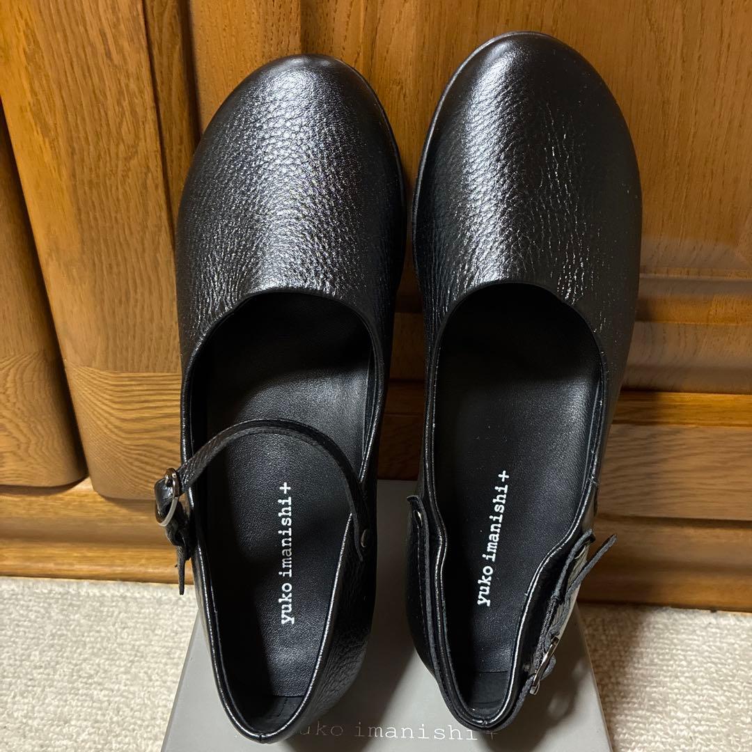 【美品•未使用級】yuko imanishi+ フラットシューズ 黒