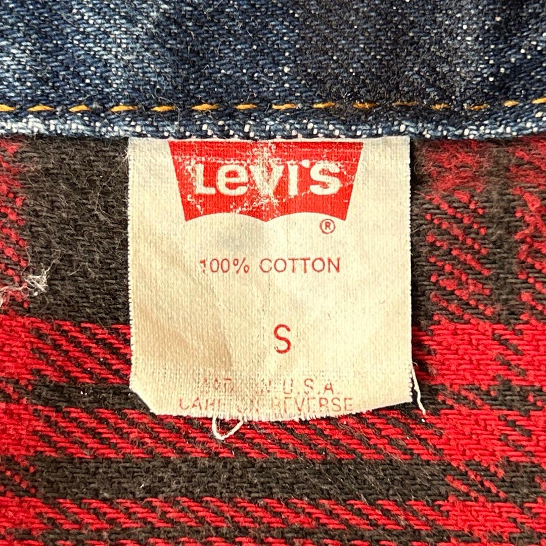 【希少】90s リーバイス70417-9316 ブランケット USA製 真紺