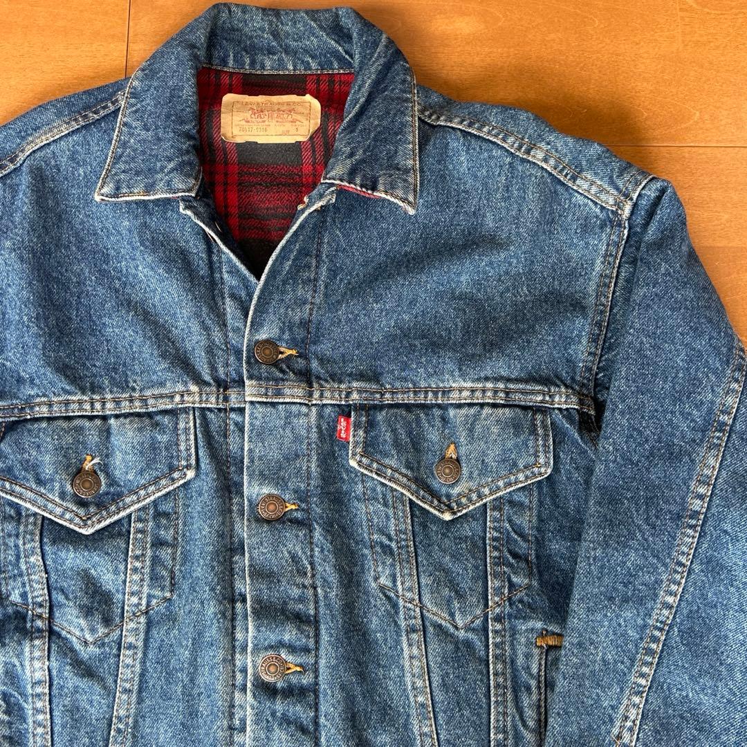 【希少】90s リーバイス70417-9316 ブランケット USA製 真紺