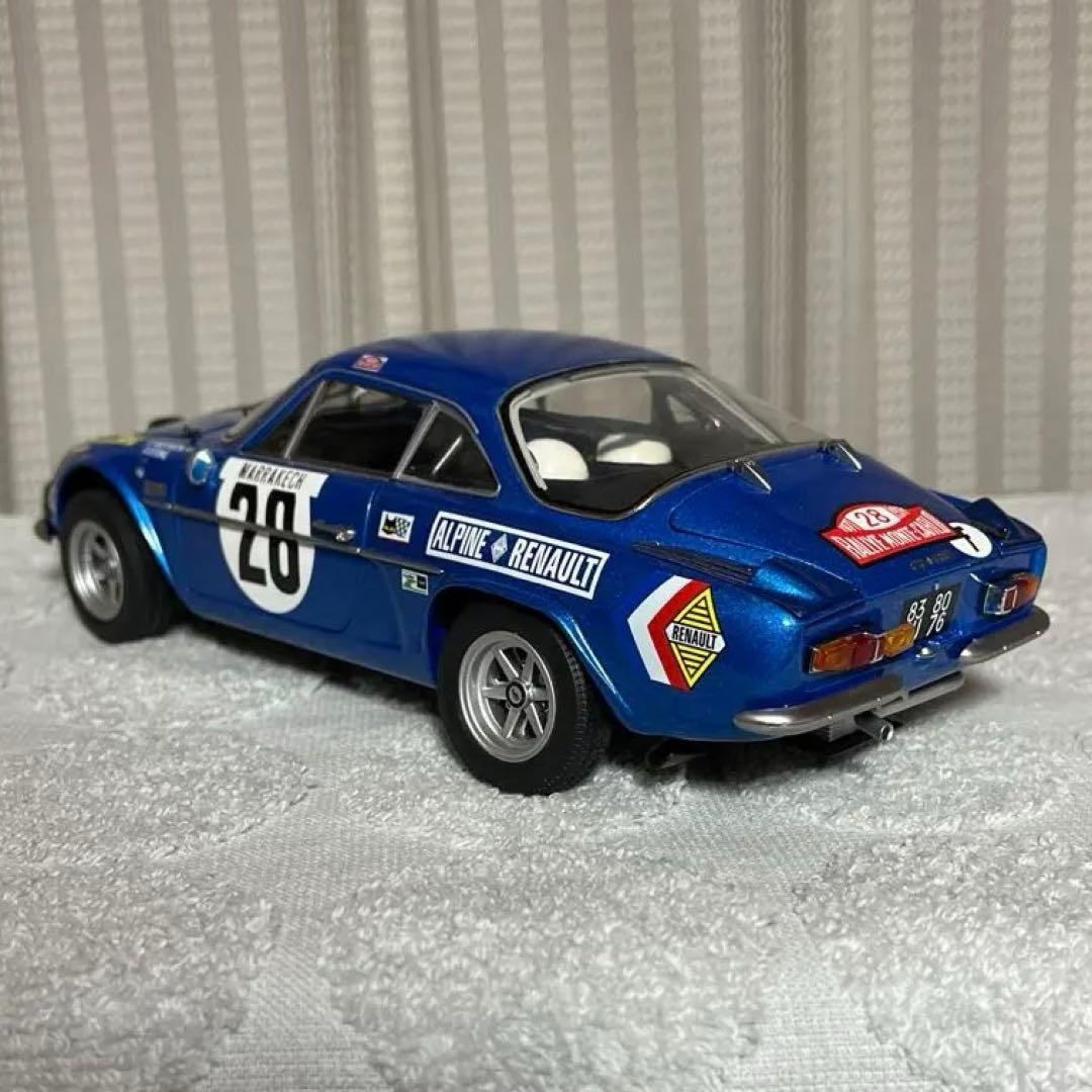 京商，1/18アルピーヌ A110 ミニカー モンテカルロラリー 28