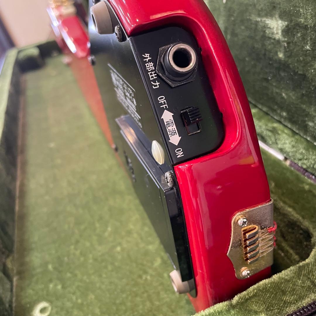 電気大正琴 SUZUKI こはく CHK-1 ソプラノ 赤 【美品】